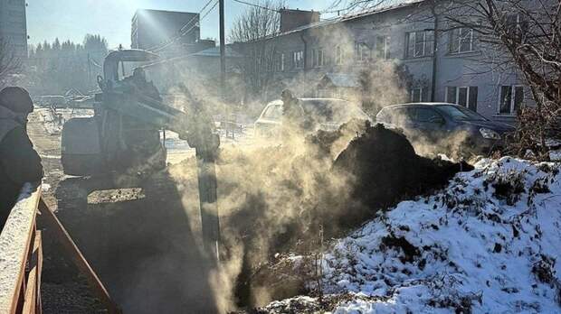 В Горно-Алтайске пять домов остались без тепла из-за коммунальной аварии