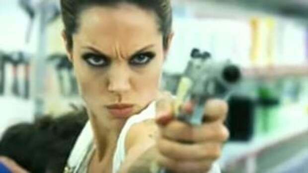 Angelina Jolie in Wanted.