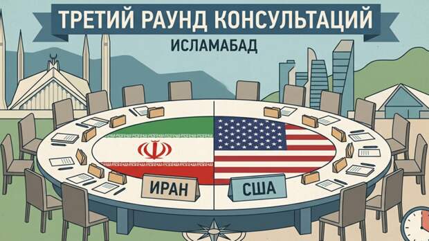 Tasnim: Иран и США начали третий раунд переговоров с участием Пакистана
