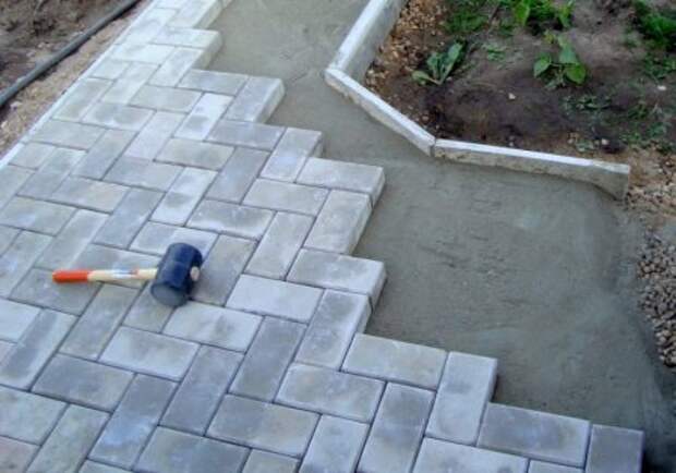 Тротуарная брусчатка из бетона
