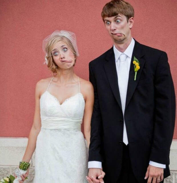 18 эпичных свадебных фото, которые хочется пересматривать, но стыдно ставить в альбом