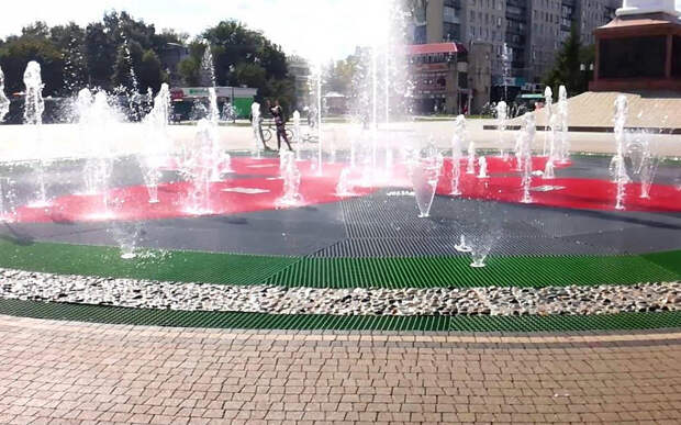 В Рязани возобновил работу фонтан на Московском шоссе