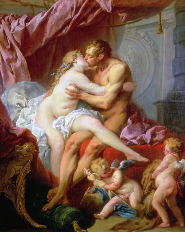 Какой древнегреческий миф лежит в основе картины Франсуа Буше «Геркулес и Омфала»
