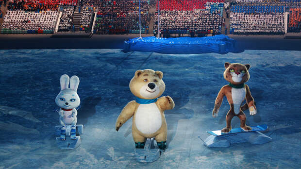 Олимпийский мишка стал талисманом сборной России