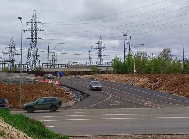 Новую дорогу к ЖК «Анкудиновский парк» открыли только для строительной техники