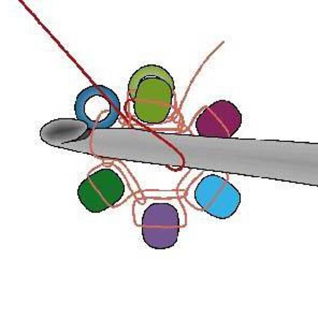 Вязание крючком из бисера