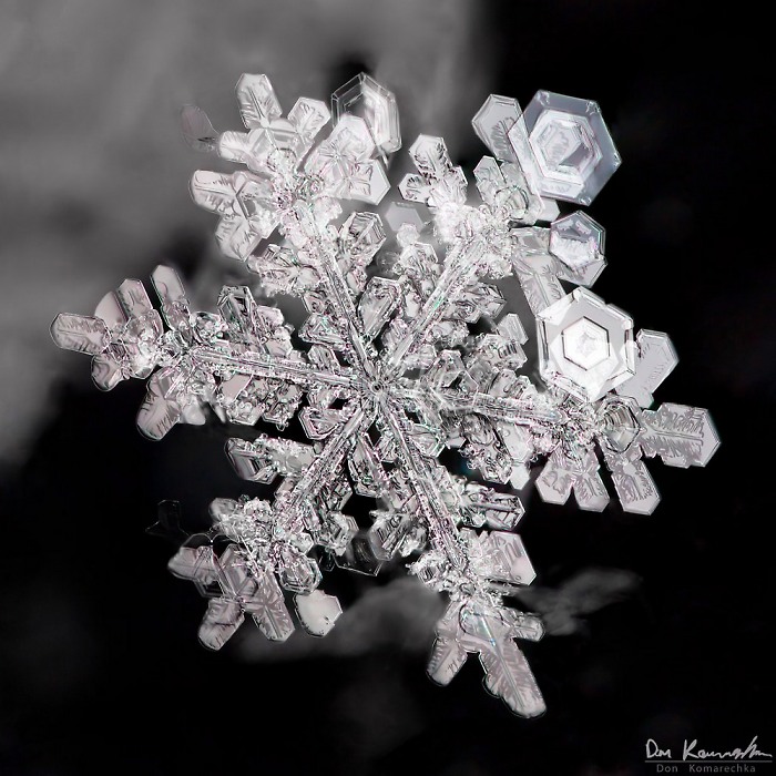 фото снежинки