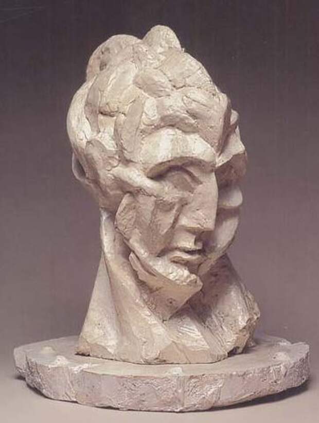 Пабло Пикассо. Голова женщины (Фернанда). 1909 год