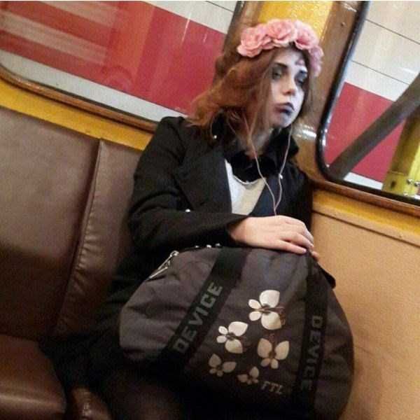 чудики из общественного транспорта, мода метро