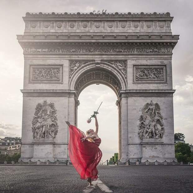 Париж, Триумфальная арка. Модель:nahojah