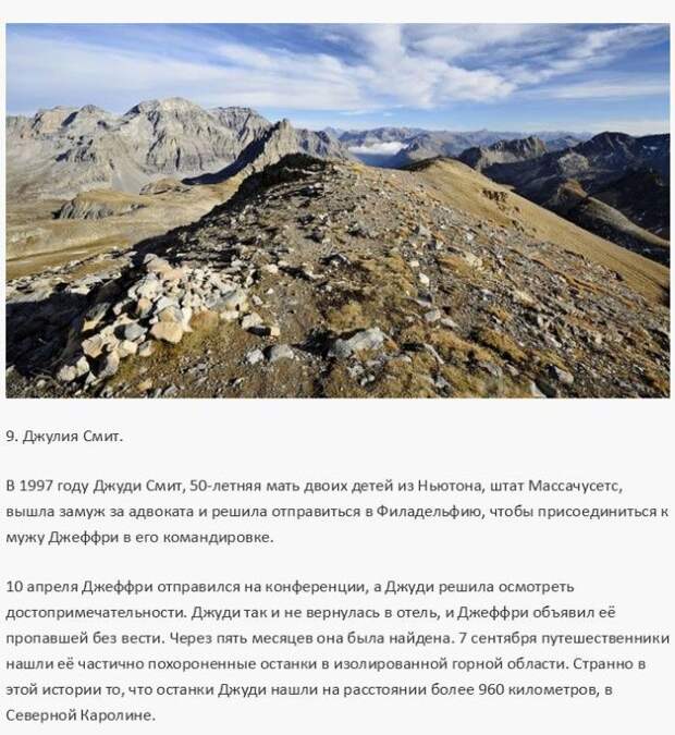 Путешественники, пропавшие без вести (20 фото) Путешественники, пропавшие без вести (20 фото)