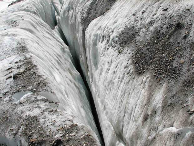 Алибекский ледник: красивый, доступный и опасный Домбай, алибекский, горы, ледник
