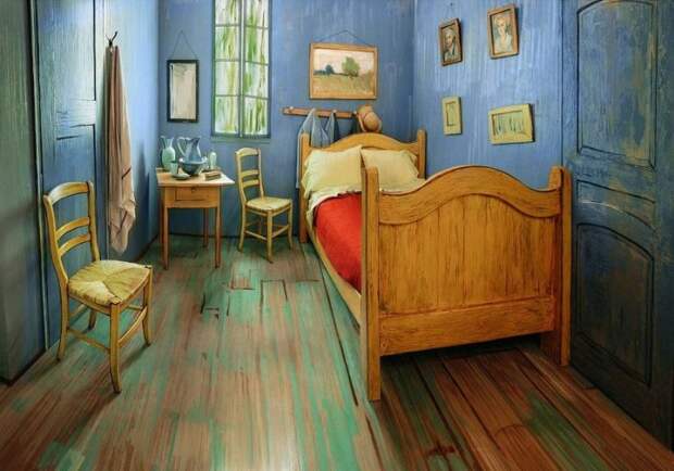 Ночь в спальне Ван Гога