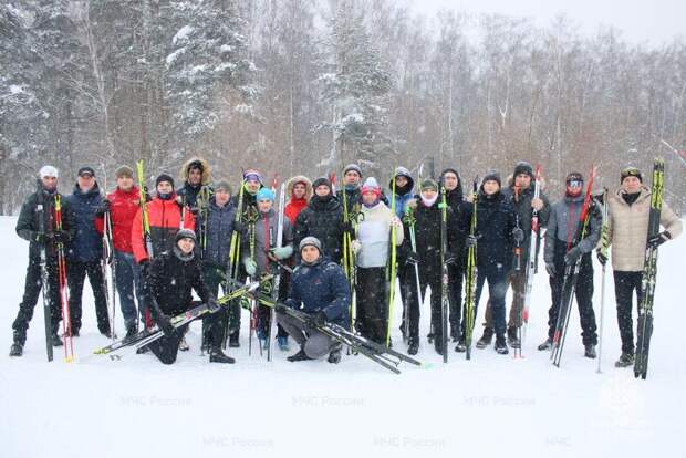 Среди подразделений Центра «Лидер» прошло первенство по лыжным гонкам