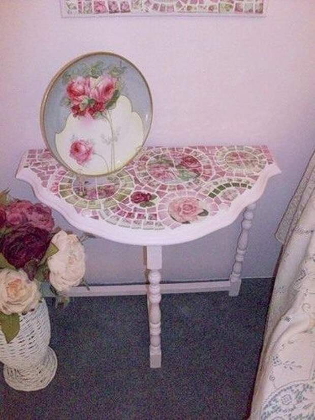 Идеи из осколков посуды