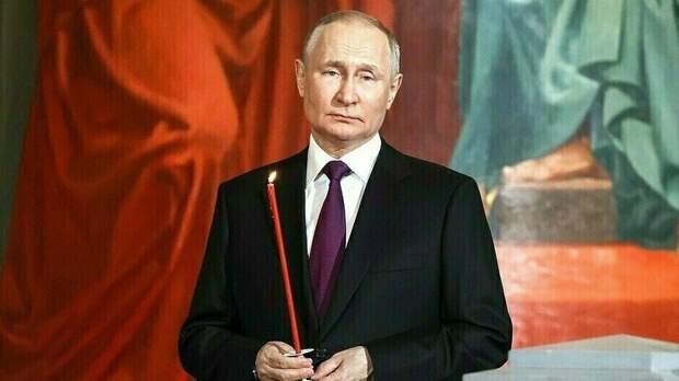 Путин поздравил православных христиан России со светлым праздником Пасхи