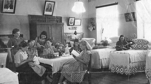Как советские женщины жили в общежитиях СССР, женщины, общежитие, советский союз, фото