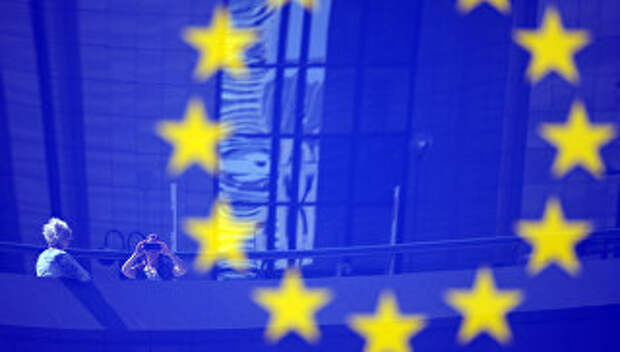 Флаг ЕС. Архивное фото