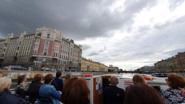 Река Фонтанка. Город Санкт-Петербург 