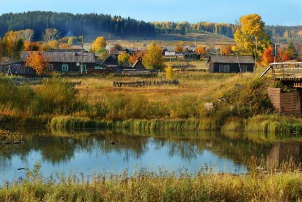 Осень в деревне Осень, Деревня, Природа, Красота, Фотография, Длиннопост
