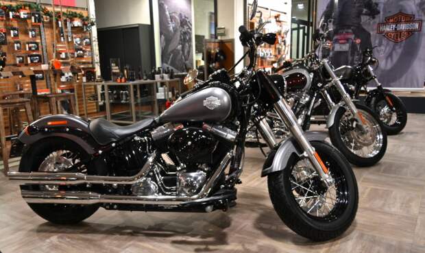 Мотоцикл Softail Slim Harley-Davidson harley, harley-davidson, slim, мото, новосибирск, станционная