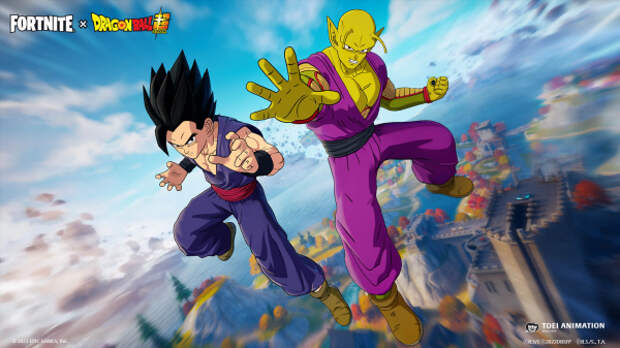 Сон Гохан и Пикколо прибыли в Fortnite: новый кроссовер с Dragon Ball
