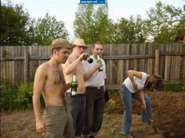 Женщины, выполняющие мужскую работу