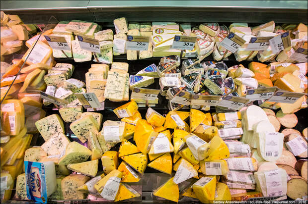 Удивительные цены на продукты в супермаркете Праги