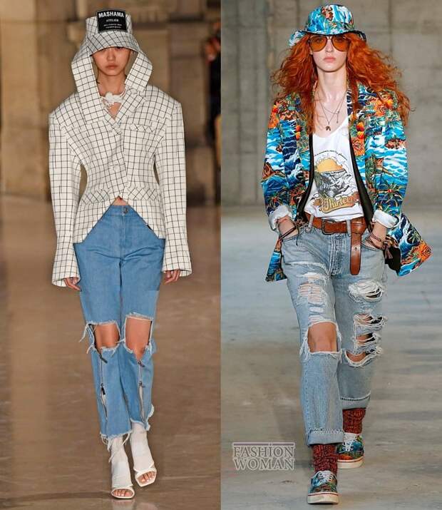 Модные джинсы весна-лето 2019 фото №15