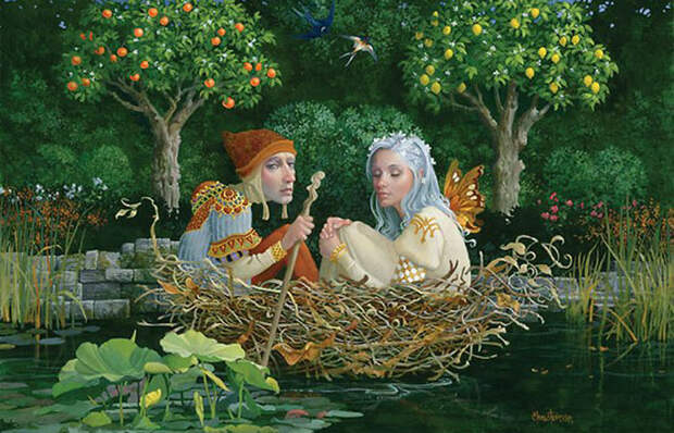Гнездо. Автор: James Christensen. Гнездо. Автор: James Christensen.