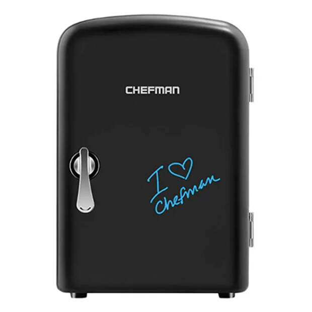 Chefman Mini Portable Eraser Board Personal Fridge