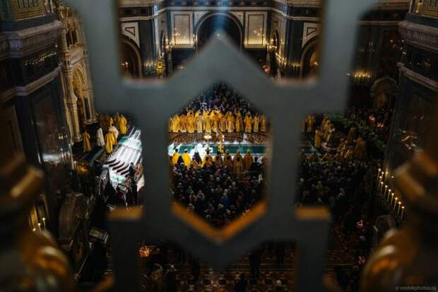 Великолепные фотографии храма Христа Спасителя (42 снимка)