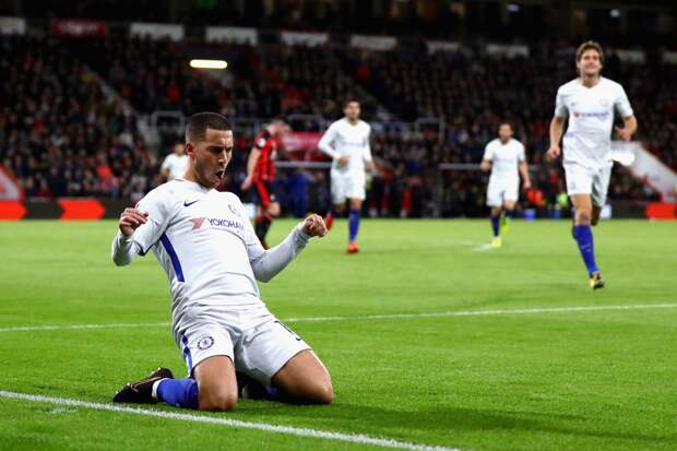 Eden Hazard (Chelsea) buteur face à Bournemouth