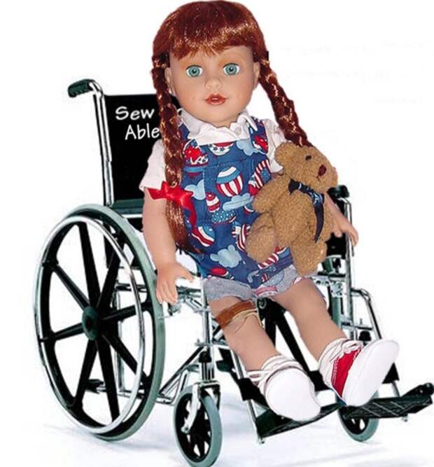 Кукла - инвалид