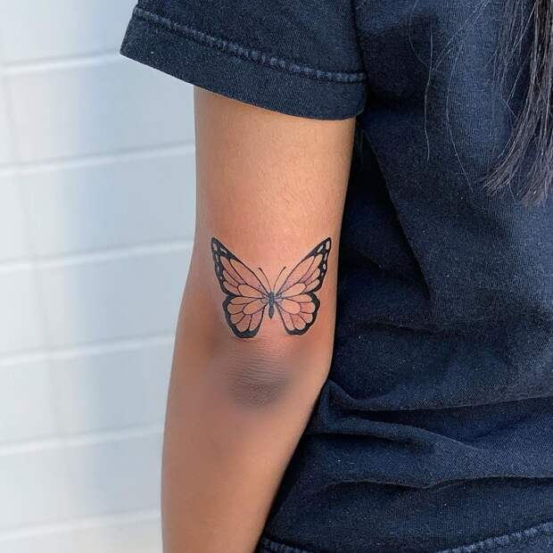 татуировки в виде бабочек фото 9