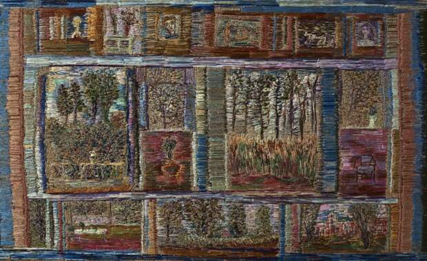 В Пушкинском музее проходит выставка вышивок Александры Лукашевкер