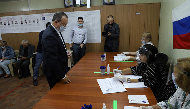 Юрий Бурлачко проголосовал на выборах депутатов Госдумы