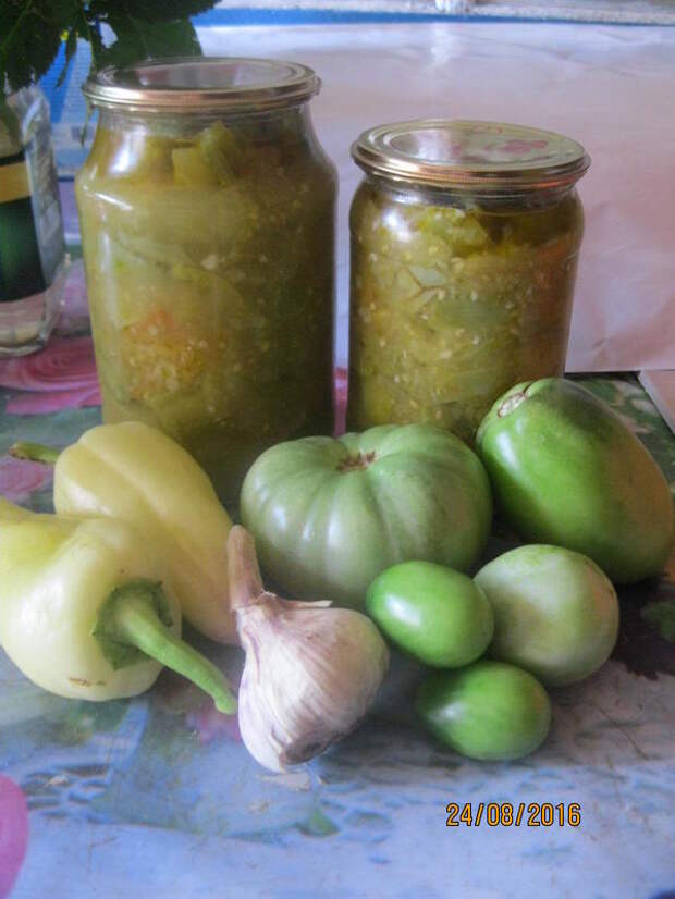 закуска из зеленых помидоров кузнечики