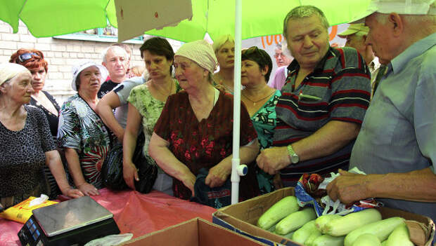 Рынок в ЛНР. Архивное фото