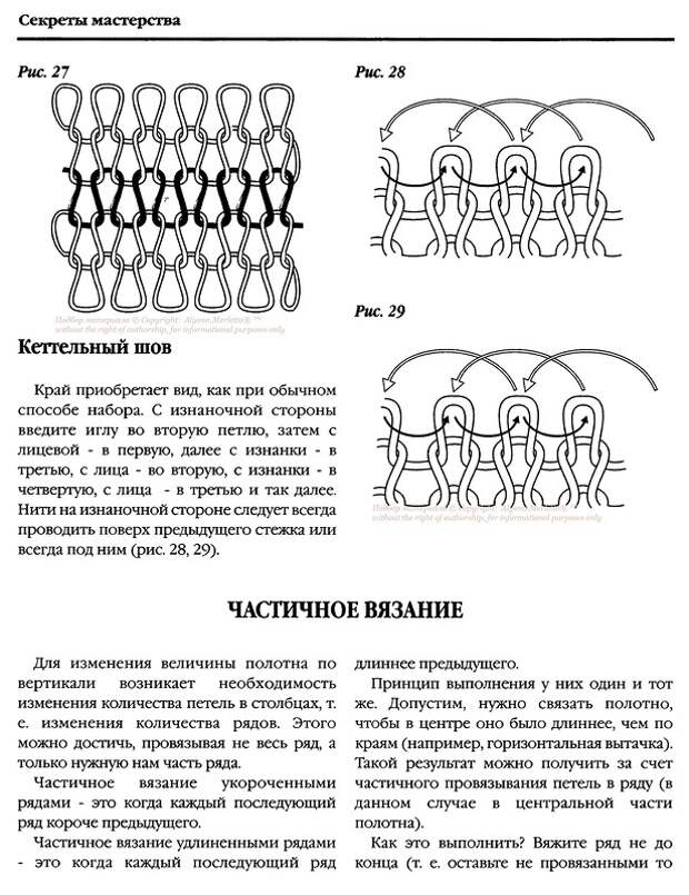 Секреты мастерства. Секреты вязания. Вязание и секреты мастерства. Секреты вязания спицами. Основы для вязаных изделий.