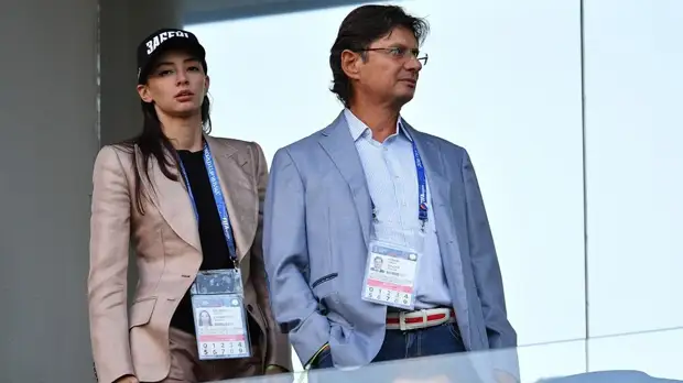 Федун, Салихова, Каттани и Камоцци посетили товарищеский матч «Спартака»