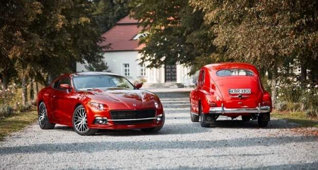 В Польше сделали современную "Победу" из нового Ford Mustang FSO Warszawa, ford, авто, автодизайн, газ, газ-м-20, дизайн, победа