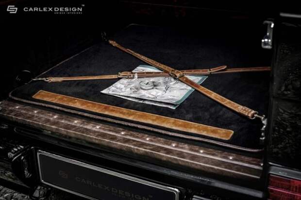 Шикарный винтажный салон для Mercedes-Benz G-Class (15 фото)