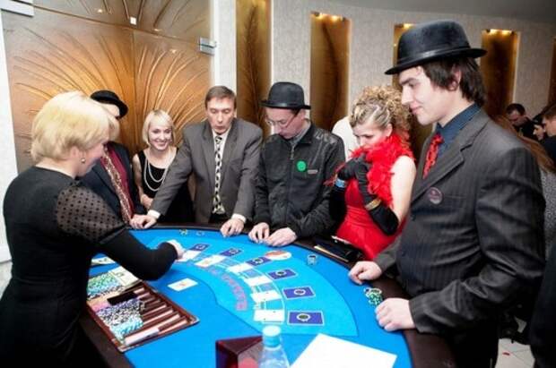 Мобильное казино на свадьбе