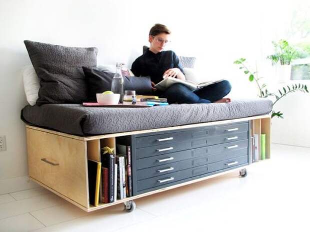 50 Гениальных конструкций «умной» мебели для небольших помещений