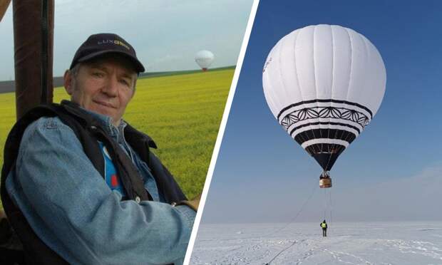Житель Архангельска построил воздушный шар и катает на нём всех желающих