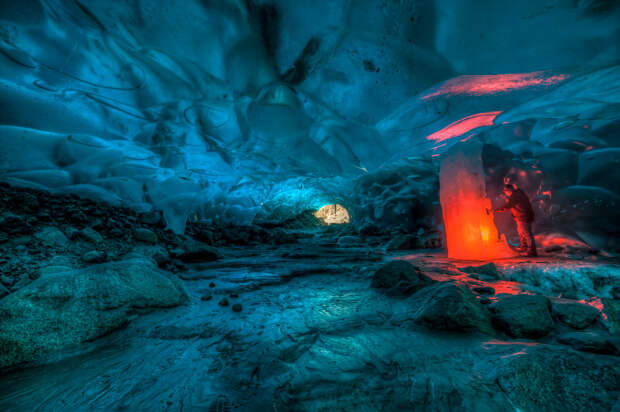 Incredible Alaskan ice cave