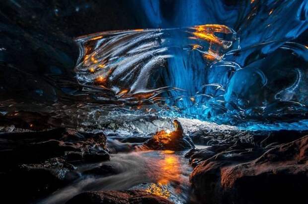 Потусторонняя пещера исландия, история, пещера