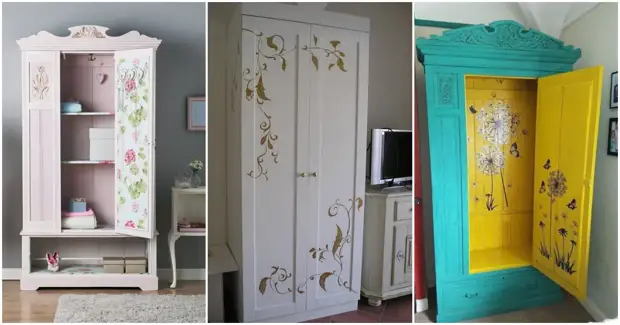 Как обновить старый шкаф своими руками: 7 способов реставрации в домашних условиях — блог Lazurit