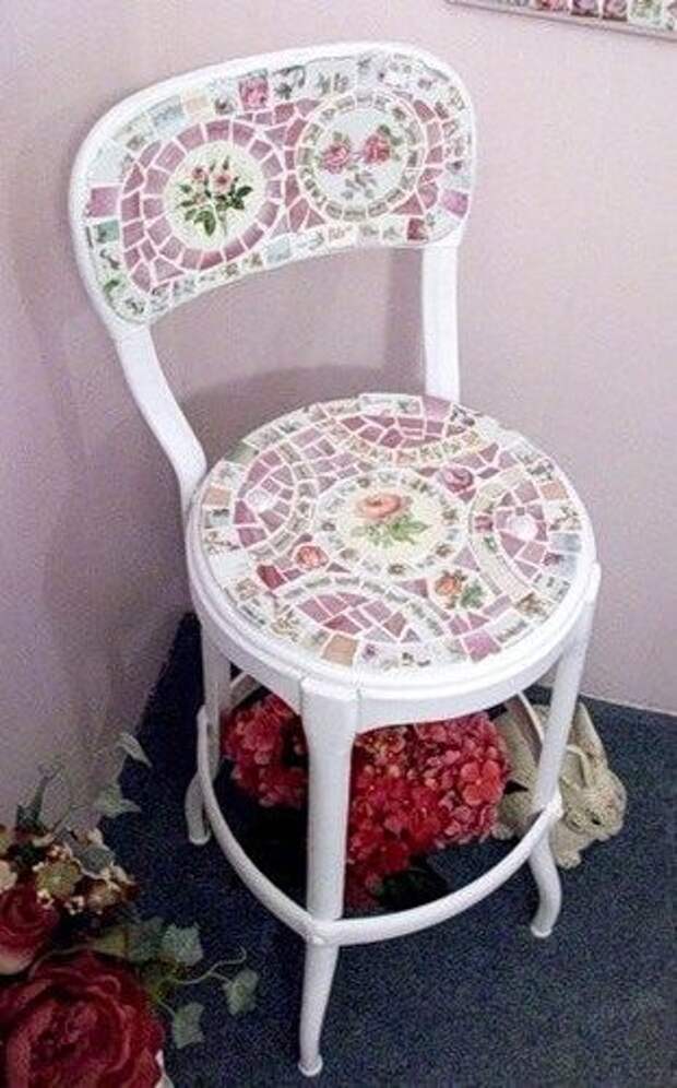 Идеи из осколков посуды